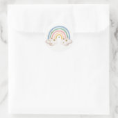 Rainbow Boho Sticker Pastel Rainbow Moderne Farben (Tasche)