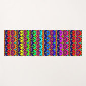 Rainbow Boho Sunrise | Sie anpassen Yogamatte (Vorderseite (Horizontal))