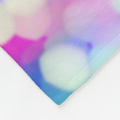 Rainbow Bokeh Blast Gymnastik Beam Personalisiert Fleecedecke (Ecke)