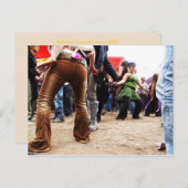 Rainbow Boogie Postkarte (Vorne/Hinten)