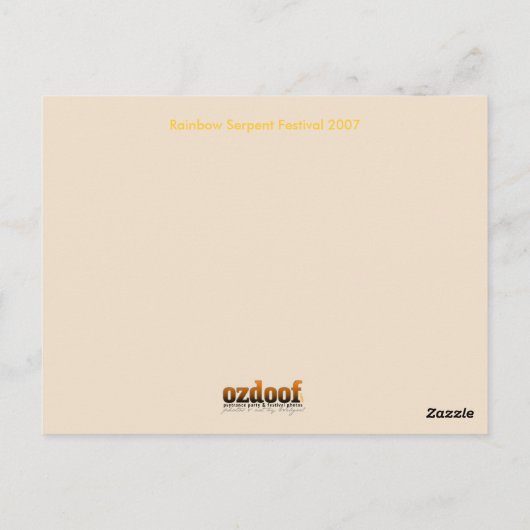 Rainbow Boogie Postkarte (Rückseite)