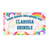Rainbow Book Labels (Vorne)
