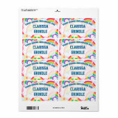 Rainbow Book Labels (Vorne)