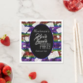 Rainbow Book Launch Partys Serviette (Beispiel)