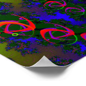 Rainbow Boomerangs Poster (Ecke)