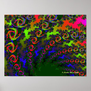 Rainbow Boomerangs Poster