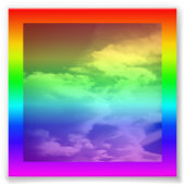 Rainbow Border and Overlay Fotodruck (Vorne)