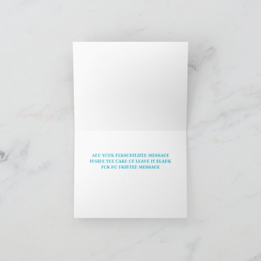 Rainbow Bounce House Geburtstag Dankeskarte (Innenseite)