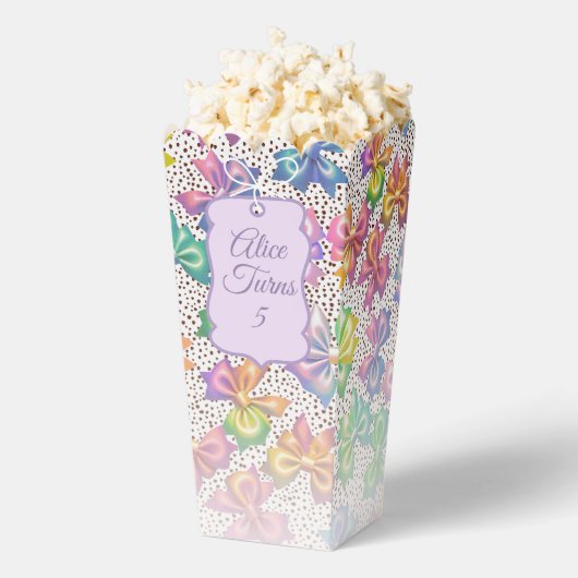 Rainbow Bow Party Geschenkschachtel (Geplatzt)