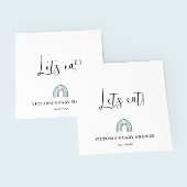 Rainbow Boy Baby Dusche Serviette