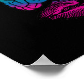 Rainbow Brain Poster (Ecke)