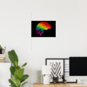 Rainbow Brain Poster (Heimbüro)
