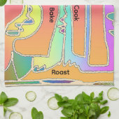 Rainbow Brat Rostbraten Geschirrtuch (Gefaltet)