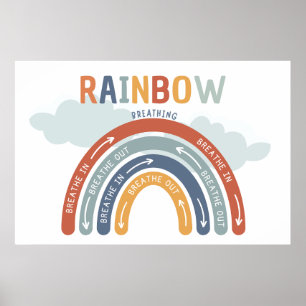 Rainbow Breaament Mindful Breaaster Poster