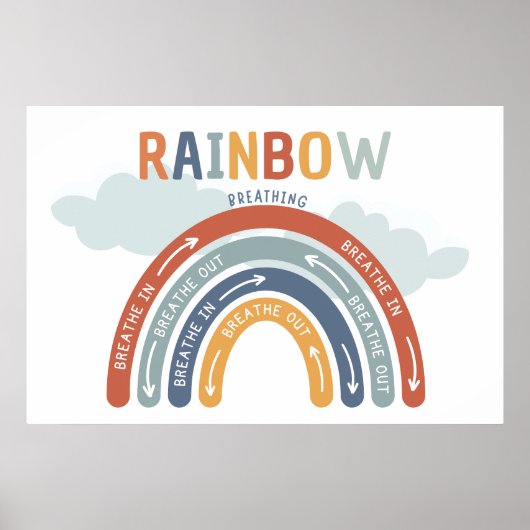 Rainbow Breaament Mindful Breaaster Poster (Vorne)