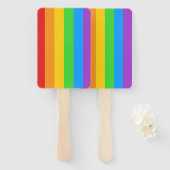 Rainbow Breeze Pride Fächer (Vorne und Hinten)