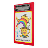 ‚Rainbow Brew‘ Mini Klemmbrett (Gewinkelt2)