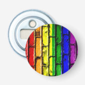 Rainbow Brick Bottle Opener PRIDE Flaschenöffner (Vorderseite)