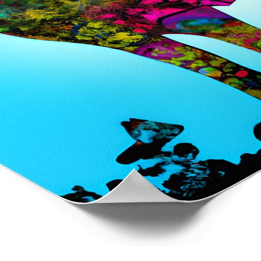 Rainbow Bridge Art Poster (Ecke)