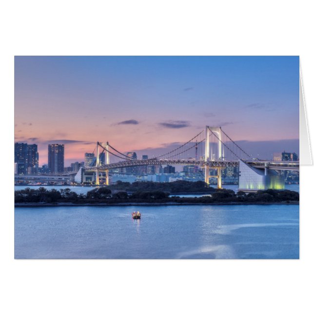 Rainbow Bridge at twilight (Vorderseite (Horizontal))