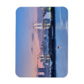 Rainbow Bridge at twilight Magnet (Vertikal)