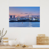 Rainbow Bridge at twilight Poster (Küche)