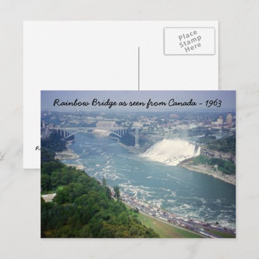 Rainbow Bridge aus Kanada Postkarte (Vorne/Hinten)