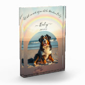 Rainbow Bridge-Beach Custom Pet Fotoblock (Links)
