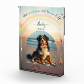Rainbow Bridge-Beach Custom Pet Fotoblock (Rechts)