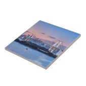 Rainbow Bridge bei Dämmerung Fliese (Seite)