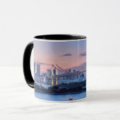 Rainbow Bridge bei Dämmerung Tasse (Vorderseite Links)