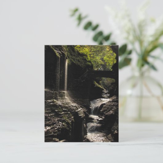 Rainbow Bridge bei Watkins Glen Postcard Postkarte (Stehend Vorderseite)