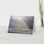 Rainbow Bridge Beileid Beileid Karte (Vorderseite)