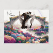 Rainbow Bridge Beileid Keepake Postkarte (Vorderseite)