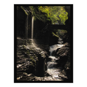 Rainbow Bridge beim Watkins Glen Foto Print