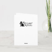 Rainbow Bridge Cat Beileid Karte (Rückseite)