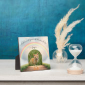 Rainbow Bridge-Custom Cat Memorial Fotoplatte (InSitu)