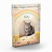 Rainbow Bridge-Custom Pet Fotoblock (Links)