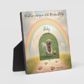 Rainbow Bridge-Custom Pet Fotoplatte (Vorderseite)