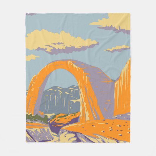 Rainbow Bridge Fleecedecke (Vorderseite)