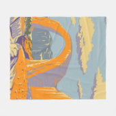 Rainbow Bridge Fleecedecke (Vorderseite (Horizontal))