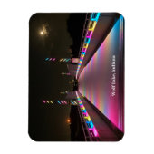 Rainbow Bridge Flexibles Foto Magnet (Vertikal)
