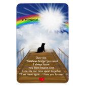 Rainbow Bridge for Ferrets Magnet (Vertikal)