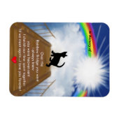 Rainbow Bridge für Cats Magnet (Horizontal)