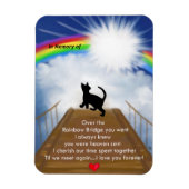 Rainbow Bridge für Cats Magnet (Vertikal)