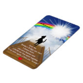 Rainbow Bridge für Hunde-Magnet Magnet (Linke Seite)