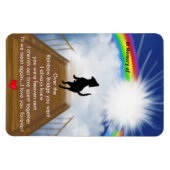 Rainbow Bridge für Hunde-Magnet Magnet (Horizontal)