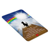 Rainbow Bridge für Hunde-Magnet Magnet (Rechte Seite)