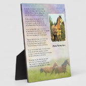 Rainbow Bridge für Pferde individuell gestalten Fotoplatte (Seite)