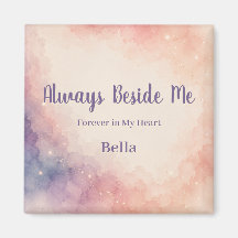 Rainbow Bridge Gedenkmagnet | Aquarell